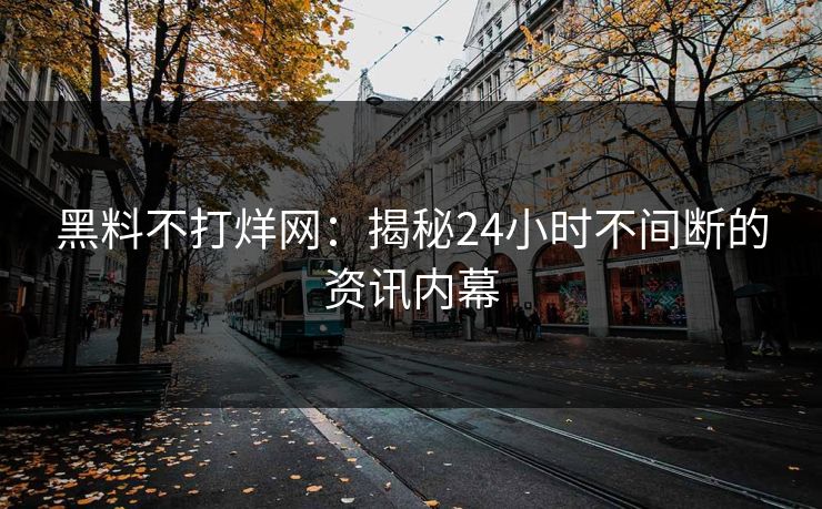 黑料不打烊网:揭秘24小时不间断的资讯内幕 黑料不打烊网:揭秘24小时不间断的资讯内幕